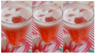 Strawberry Soda Water  COOKING WITH ZAIQA [upl. by Bottali738]