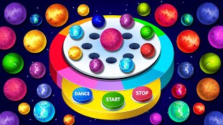 Dancing Balls with Finger Family  More Best Learning Videos for Toddlers by Kids [upl. by Nilson922]