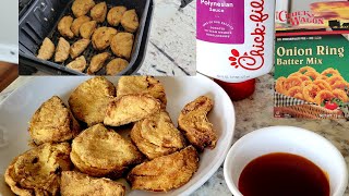 Air Fryer Blooming Onion Wedges Cosori 58qt AirFryer Dons Chuck Wagon Onion Ring Mix [upl. by Dett]