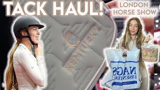 HUGE SHOPPING HAUL at LONDON HORSE SHOW  Vlogmas Day 11 [upl. by Nie]