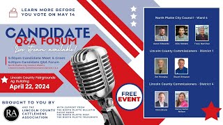 Candidates Forum  April 22 2024  Lincoln County Fairgrounds [upl. by Dnalor]