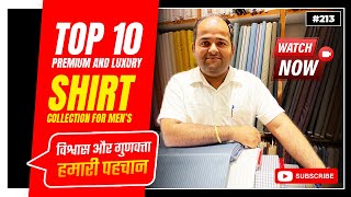 Top 10 Premium amp Luxury Shirts Collection For Men’s  Finest Quality Branded Shirts For Summer [upl. by Chak]