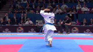 Final Female Kata Rika Usami of Japan 宇佐美 里香。空手 HD [upl. by Hutchings]