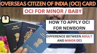 OCI CARD FOR MINORS IN 2023  OCI FOR US CANADIAN NEWBORNS  STEP BY STEP APPLICATION GUIDE [upl. by Lladnor942]