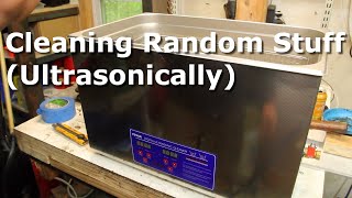 Playing with the Vevor Ultrasonic Cleaner [upl. by Oicnanev]