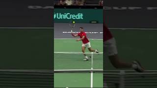 Silky touch by Alcaraz  Davis Cup France  Spain tennis sports highlights [upl. by Adnirb720]