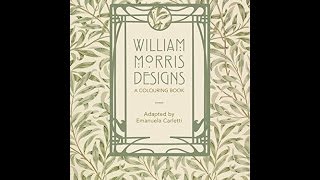 William Morris Designs a Colouring Book  flip through [upl. by Alexandro434]