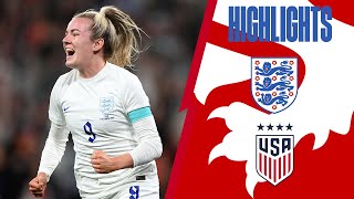 England 21 United States  The Lionesses Defeat The World Champions At Wembley  Highlights [upl. by Russian]