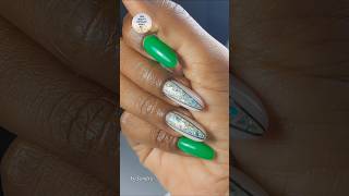 The Nails ideas Noël 🌲53 🌲  nailart nails naildesign longnails nailsglittergreen [upl. by Nicolau]