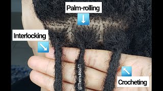 How to  3 Methods to retwist or retighten your Locs in 2022 [upl. by Brunhilda49]