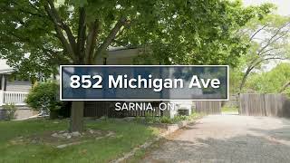 Sarnia Real Estate  852 Michigan Ave [upl. by Hjerpe]