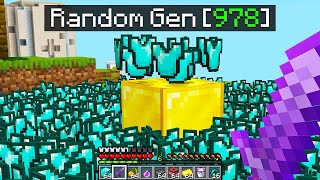 I Added Random amp Multiplied Generators In Minecraft Bedwars [upl. by Ramahs]