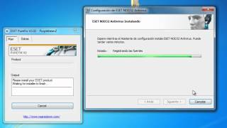 INSTALAR Y DEJAR FULL ESET NOD32 ANTIVIRUS V5 32 amp 64 Bits [upl. by Oirad]