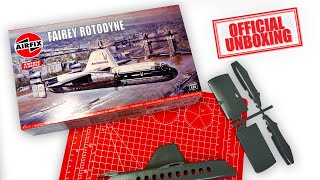 Official Unboxing Airfix  Fairey Rotodyne A04002V [upl. by Silber]