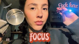 ASMR Super fast focus gamesfollow instructions Can you keep up💨 ASMR RebeccaBerlin inspo💘 [upl. by Nichy]