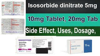 Antianginal drugs pharmacology  isosorbide dinitrate tablets ip 5mg uses in hindi  10mg uses dose [upl. by Idarb]