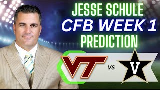 Virginia Tech vs Vanderbilt Predictions and Picks  2024 College Football Best Bets Week 1 [upl. by Yroffej]