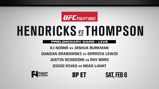 UFC Fight Night Las Vegas BorgScoggins amp BurkmanNoons Preview on Fight News Now [upl. by Omolhs808]