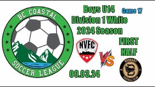 NVFC FURY D1 2010 v BFC GALAXY D1 2010 GAME 17 FIRST HALF BCCSL 2024 Season 090324 [upl. by Eustis]