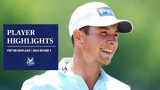 Viktor Hovlands Agonisingly Close 5Under 66  Round 4 Highlights  2024 PGA Championship [upl. by Kcin]