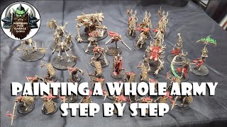 Ossified Undead army paint from start to finish [upl. by Ober]