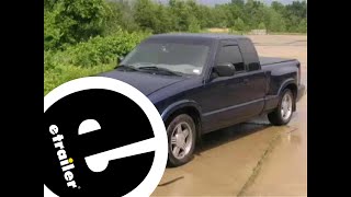 Installation WeatherTech Side Window Rain Guards with Dark Tinting on a 2000 Chevrolet S10 Pickup [upl. by Ettenal]