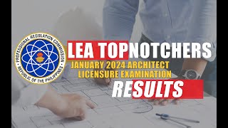 Architect Board Exam Result January 2024  ALE Results [upl. by Dorcy]