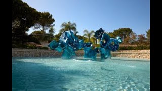 Arne Quinzes Lupine sculptures at Vila Vita Parc in Portugal [upl. by Silda]