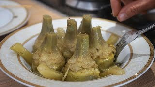 CARCIOFI ALLA ROMANA La vera ricetta originale e tradizionale [upl. by Aiuqal]