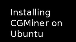 How to Setup CGMiner for Ubuntu Gridseed Support [upl. by Yelrehs]