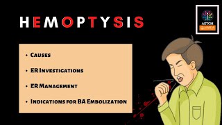 Hemoptysis  Causes and Management [upl. by Ahsilahk970]