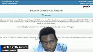 How to Summit your DV Lottery Application [upl. by Terencio800]