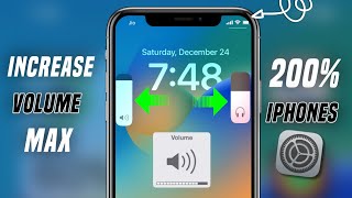 How to increase Max Volume On iPhone  200🔊   iPhone Me Volume kaise badhaye in hindi [upl. by Yorker]