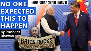 NO ONE EXPECTED INDIA CHINA TO SHAKE HANDS IN RUSSIA  First Time in 5 years [upl. by Aphra832]