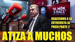 😱PARTE 2ENTREVISTA LAPORTA RAC1ATIZA A MUCHOS Y PONE AL MADRID Y A PARTE DEL ENTORNO EN SU SITIO💪👋 [upl. by Virgina]