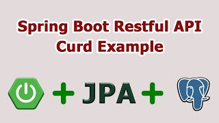 Build Restful API With Spring Boot using PostgreSQL and Spring Data JPA  Full Course for Beginner [upl. by Umeko]