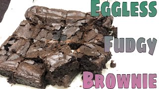 Eggless Fudgy Brownie Recipe  chocolate brownie  How to make brownies  Homemade by Akansha [upl. by Dranel]