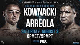 Kownacki vs Arreola PREVIEW August 3 2019  PBC on FOX [upl. by Akimyt]