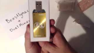 DualMiner Gridseed Based Scrypt asic USB miner Unboxing Beastlymac [upl. by Ambrosio711]