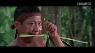 Sammo Hung weaponizes a freaking leaf Eastern Condors [upl. by Eudo]