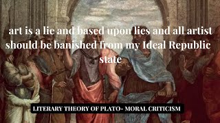 Literary Theory amp Criticism of Plato An Easy Guide [upl. by Esinart551]