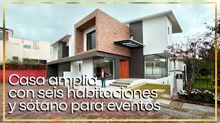 C314 Residencia lujosa con 6 habitaciones sótano para eventos doble altura y estancias amplias [upl. by Eneliak]