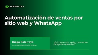 MasterClass Cierre de ventas por WhatsApp [upl. by Sredna106]