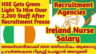 Ireland Recruitment FreezIreland Nurse SalaryRecruitment Agencies [upl. by Ardolino]