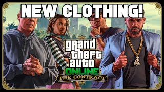 All New Clothing in GTA 5 Online The Contract DLC  GTA 5 New Clothes [upl. by Meeker]