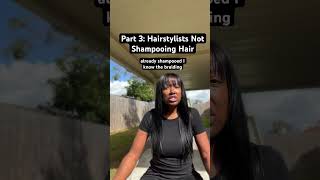 Part 3 Hairstylists Don’t Shampoo Hair 🧐 neworleans haircare [upl. by Eruza]