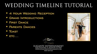 Wedding Program or Itinerary Tutorial  DJs Entertainment Perspective [upl. by Drofdeb]