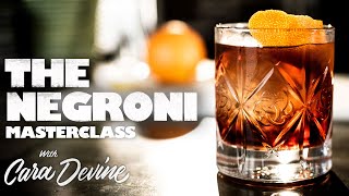 How to make The Negroni cocktail  Masterclass [upl. by Orlan]