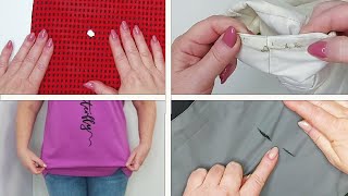 ✅Amazing sewing trick how to FIX clothing INVISIBLY [upl. by Melisande264]