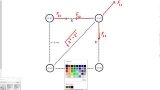 Coulombs Law and Electric Field 4 Charges [upl. by Yerak]